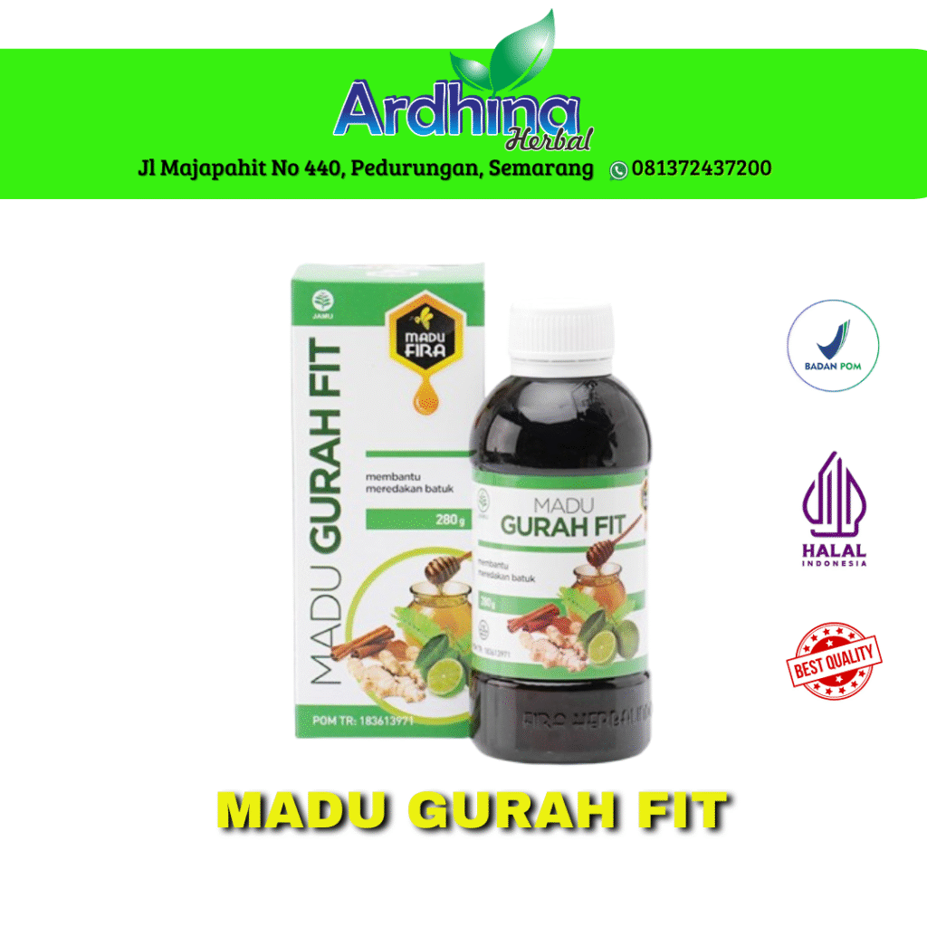Madu Gurah Fit Original di Toko Ardhina Herbal Semarang