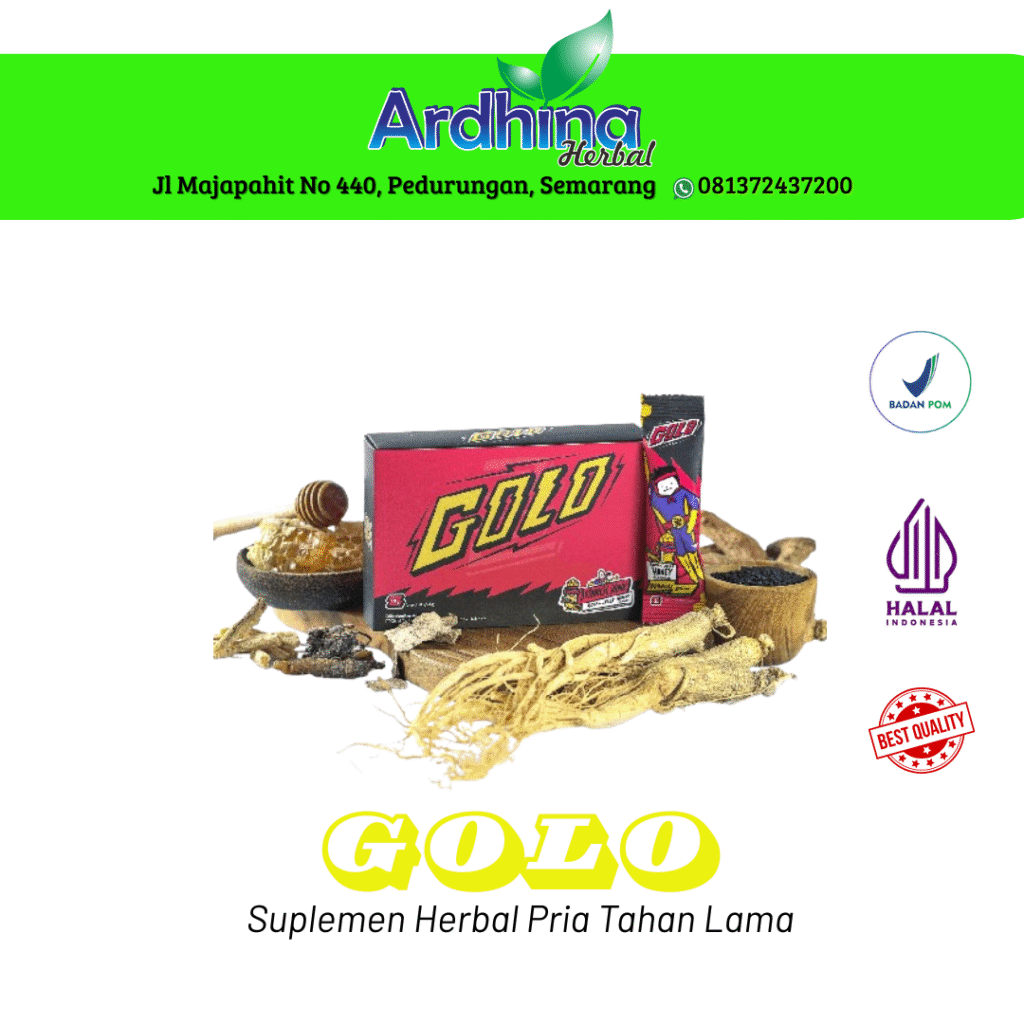 Jual GOLO Ginseng Semarang – Suplemen Herbal Pria untuk Stamina & Vitalitas